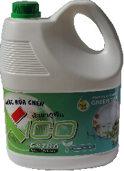 Nước rửa chén 3.6 kg trà xanh