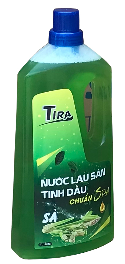 Lau sàn tinh dầu sả 1800 gram